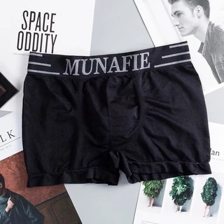 กางเกงชั้นในชาย บ็อกเซอร์MUNAFIE Boxer A19 บ็อกเซอร์ชาย ไร้รอยต่อ ขาเหลี่ยม สินค้าพร้อมส่ง