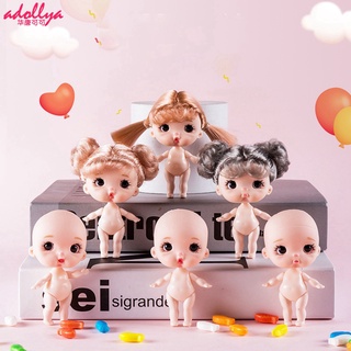 หัวตุ๊กตา BJD ข้อต่อ 23 ข้อต่อ ขยับได้ ขนาด 9 ซม. อุปกรณ์เสริม สําหรับเด็กผู้หญิง DIY