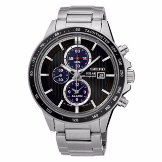นาฬิกาข้อมือ Seiko Solarรุ่นSSC435P1-Black