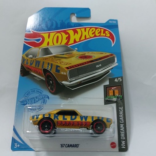 รถเหล็ก Hotwheels 67 CAMARO สีทอง(ib6001)