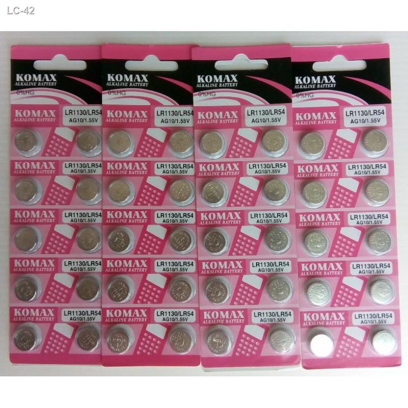 ◆ถ่านกระดุม LR1130/LR54/AG10 (ขนาดเดียวกัน)