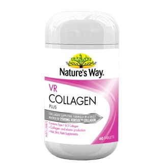 Nature’s Way VR collagen plus 60 tables เนเจอร์สเวย์ วีอาร์ คอลลาเจน พลัส คอลลาเจนพรีเมจากออสเตรเลีย