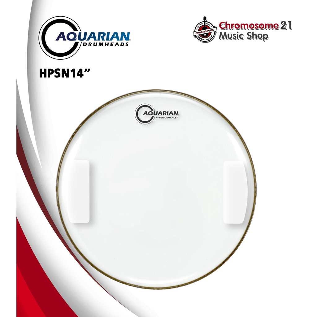 หนังล่างกลองสแนร์ Aquarian รุ่น Hi-Performance Clear Snare Side รุ่น HPSN14 ขนาด14นิ้ว