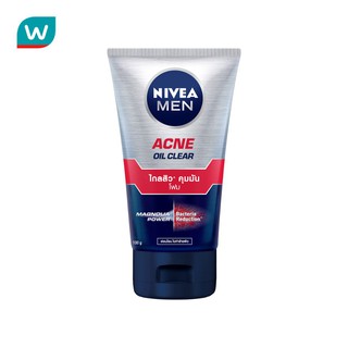 Nivea นีเวีย เมน แอนตี้ แอคเน่ โฟม 100 กรัม