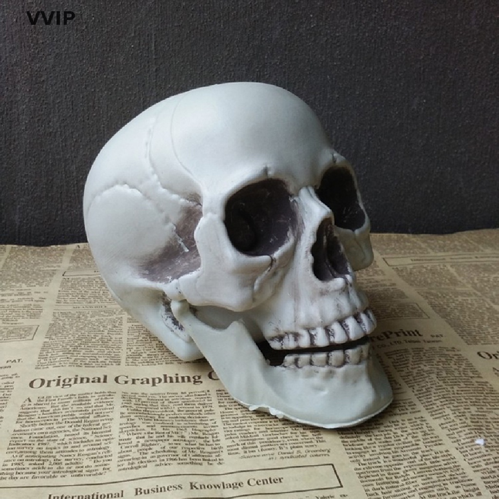 Vvth โมเดลหัวกะโหลกประดิษฐ์ สําหรับตกแต่งปาร์ตี้ฮาโลวีน