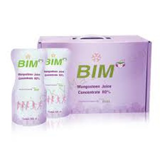 BIM100 น้ำมังคุด BIM (Mangosteen Juice BIM) 200 มล.ต่อซอง 30 ซอง