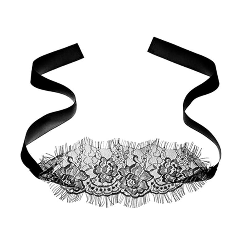 Dropshipping lace eye mask hollow romantic temptation sexy pajamas cosplay role playing props accessories sexy pajamas D293 D293