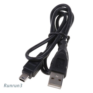 Run สายชาร์จ USB ขนาดเล็ก 0.8 ม. เป็น USB 5 Pin B สําหรับเครื่องเล่น MP3 MP4 DVR GPS กล้องดิจิทัล HD