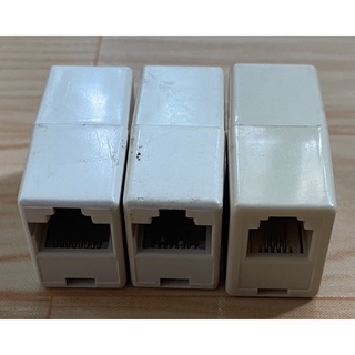 #ต่อให้ยาวขึ้น #ข้อต่อ Jack Connector RJ45 ) พร้อมใช้งาน สถาพ 95% (มือสอง) #