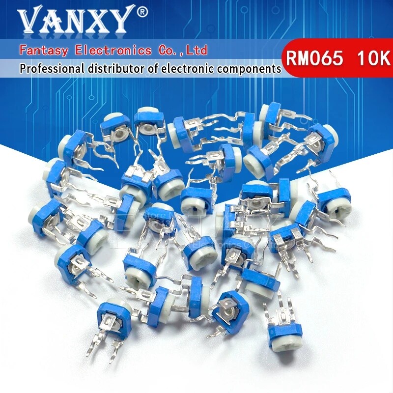 20PCS RM065 RM-065 10K โอห์ม 103 RM065-103 Trimpot Trimmer Potentiometer variable resistor
