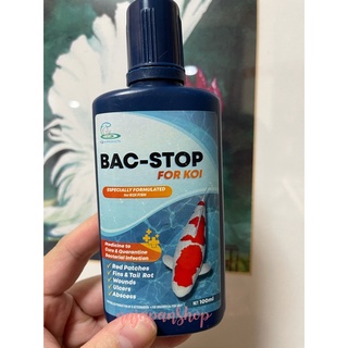 BAC-STOP 100 ML. สำหรับน้องปลา 🐡🐟🦈🐋🐠🐳🎊❤️