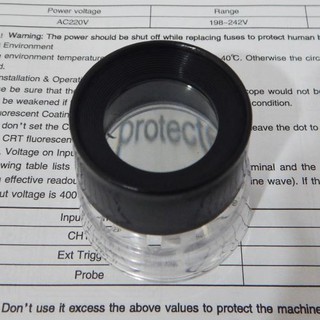 แว่นขยายฐานกลม Ø 25 มม. กำลังขยาย 10x (10x Stamp Loupe Ø 25 mm)