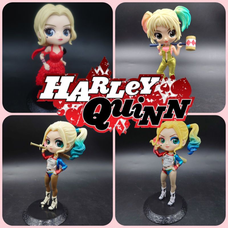 โมเดล Harley Quinn's Qposket สูง 15 Cm มี 4 แบบ หน้าสวยมาก ราคาถูก ตัวใหญ่ รายละเอียดคม พร้อมส่งจากไทย สั่งปุ๊บแพ็คปั๊ป😁