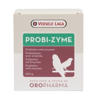 OROPHARMA - Probi-Zyme เพิ่มประสิทธิภาพการย่อยของนก สารโปรไปโอติกส์ และ เอนไซน์ช่วยย่อยอาหาร (200g), Versele Laga