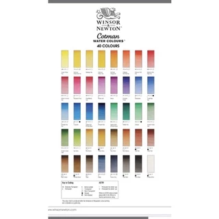 Mini Pan 0.5 ml. สีน้ำบีบแบ่ง Winsor and Newton Cotman Water Colour