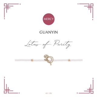 RAVIPA - เจ้าแม่กวนอิม Golden Gold - Lotus of Purity - Winter White