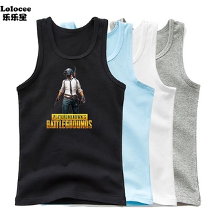เสื้อยืดแขนกุด พิมพ์ลาย World FPS game สําหรับเด็กผู้ชาย