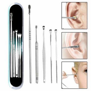 เครื่องมือทําความสะอาดหู Earpick Curette 5 ชิ้น