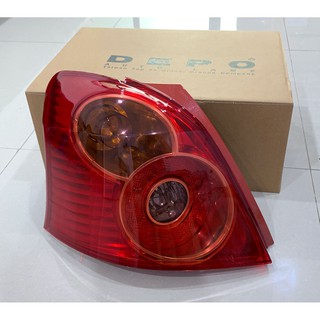 (Depo) ไฟท้าย TOYOTA YARIS ยาริส 2012 LED ทรง RS