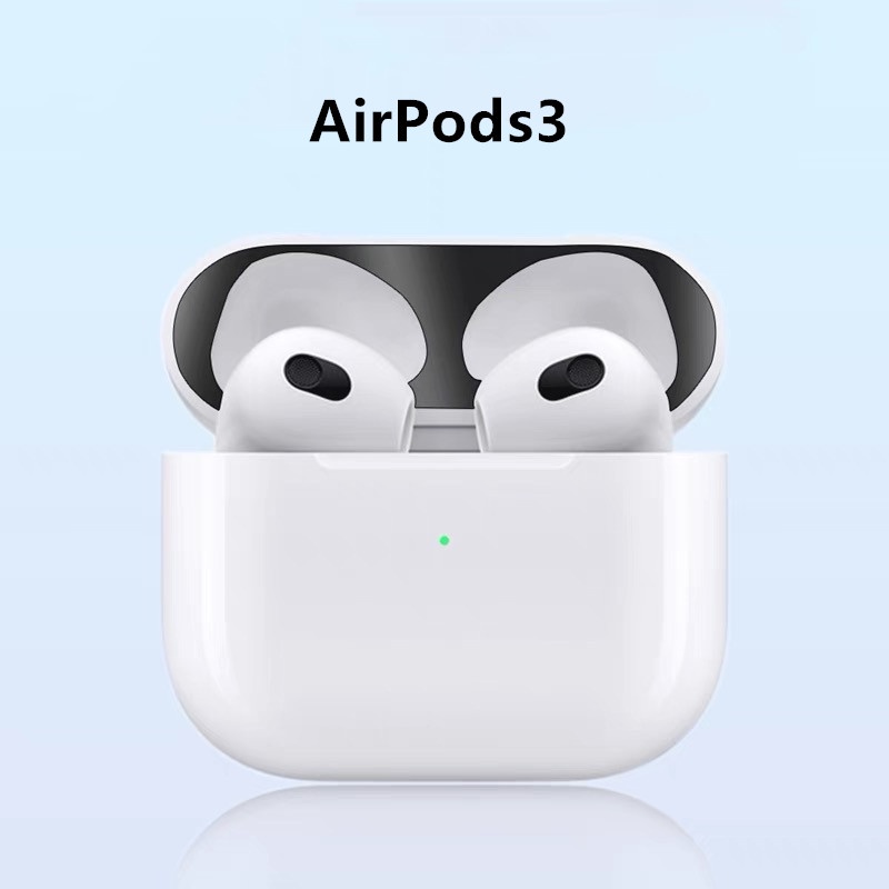 พร้อมส่งจากไทย!ฟิล์มกันฝุ่นโลหะสำหรับแอร์พอร์ต3 case Airpods1/2/3/Pro