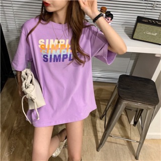 เสื้อยืด simple oversize