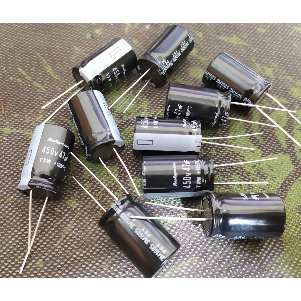 Rubycon Capacitor 47uF 450V - ของแท้