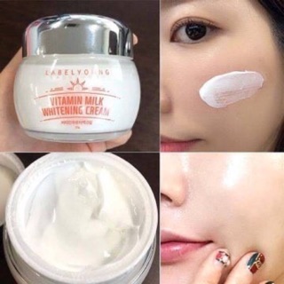 LABELYOUNG Vitamin Milk Whitening Cream (ครีมหน้าสด)ขนาด 50 ml.