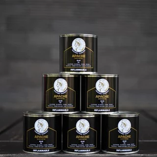 กาวเหลือง สำหรับทาติดพื้นไม้ , เฟอร์นิเจอร์ , ติดเบาะ ยี่ห้อ Apache Black label อาปาเช่ ฉลากดำ ขนาด200 กรัม