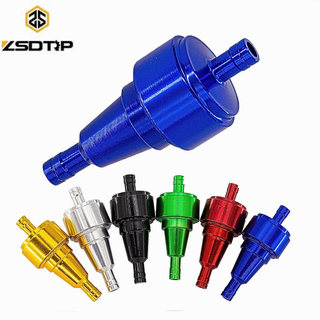 Universal 6mm Petrol Gas Fuel Filter Cleaner for Motorcycle Pit Dirt Bike ATV Oil Filters 6 Color