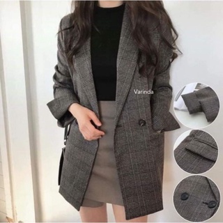 พร้อมส่ง🤓 SCOTTISH BLAZER 🤓varinda 033