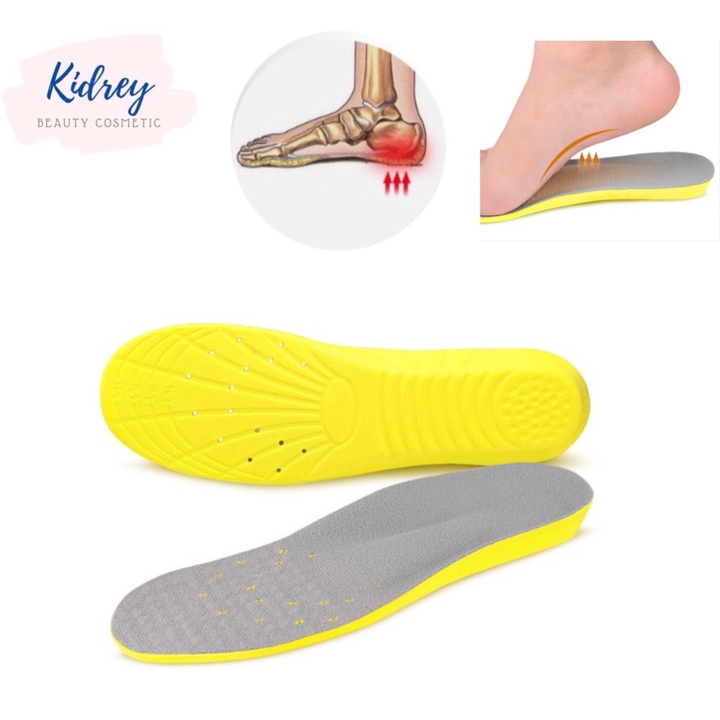 แผ่นรองเท้าเพื่อสุขภาพ บรรเทาอาการปวดส้นเท้าและหนุนกลางเท้า-Foot55