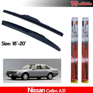 ที่ปัดน้ำฝน ใบปัดน้ำฝน ซิลิโคน ตรงรุ่น Nissan Cefiro A31 ไซส์ 20-18 ยี่ห้อ Diamond กล่องแดง