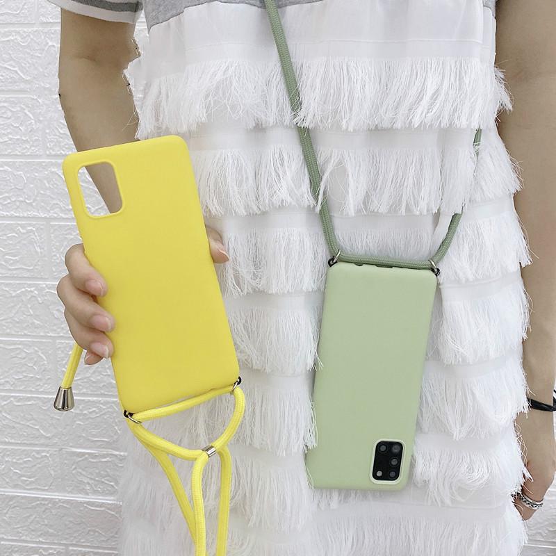 สายโซ่สร้อยคอ Lanyard โทรศัพท์มือถือสําหรับ Realme C1 C3 5 5i 5S 6i 3 Pro Q 3i ปลอกแฮนด์ฟรีเชือกฝาคร