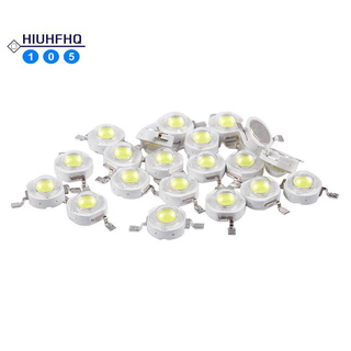 2 Pin 3W ไฟ Led พลังงานสูงสีขาว 170-190Lm 6000K 20ชิ้น