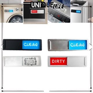 [Niuniu Appliances] ป้ายแม่เหล็ก สีฟ้า สําหรับเครื่องล้างจาน