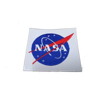 [ตัวรีด เย็บได้] NASA ป้ายติดเสื้อ logo Embroidered Sew Iron On Patches Badge