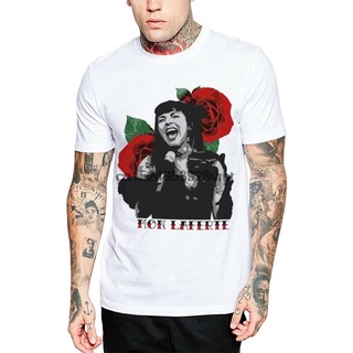 คอลูกเรือเสื้อยืด พิมพ์ลาย Mon Laferte Chilean Singer สีขาวS-5XL