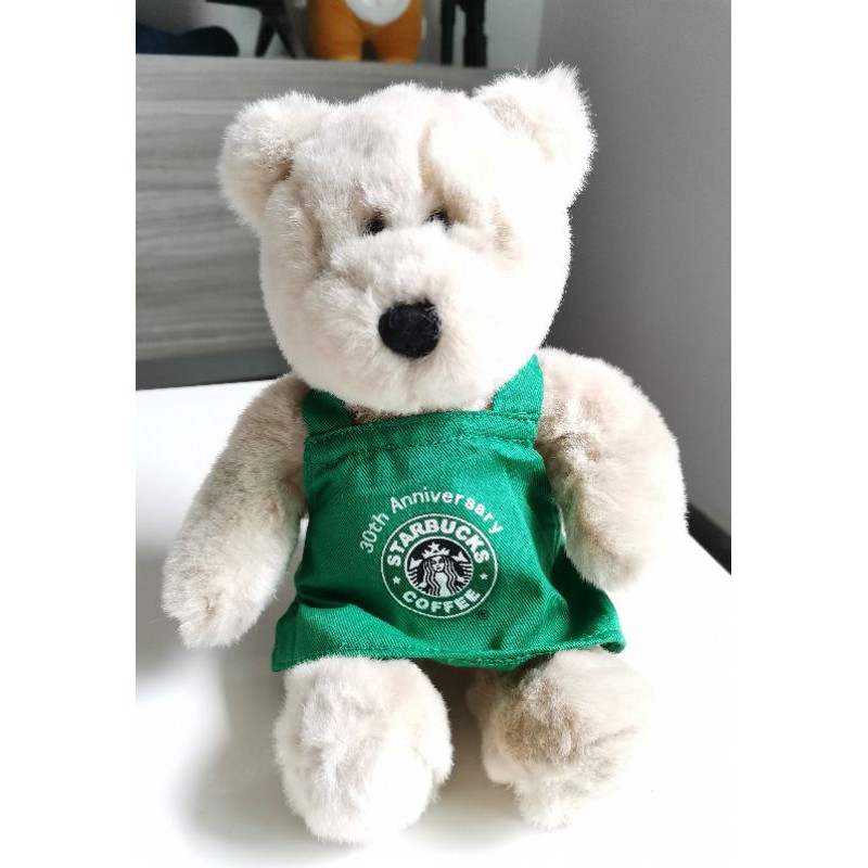 Starbucks Bearista Bear No.15 Edition 2001 30th Anniversary Green Apron