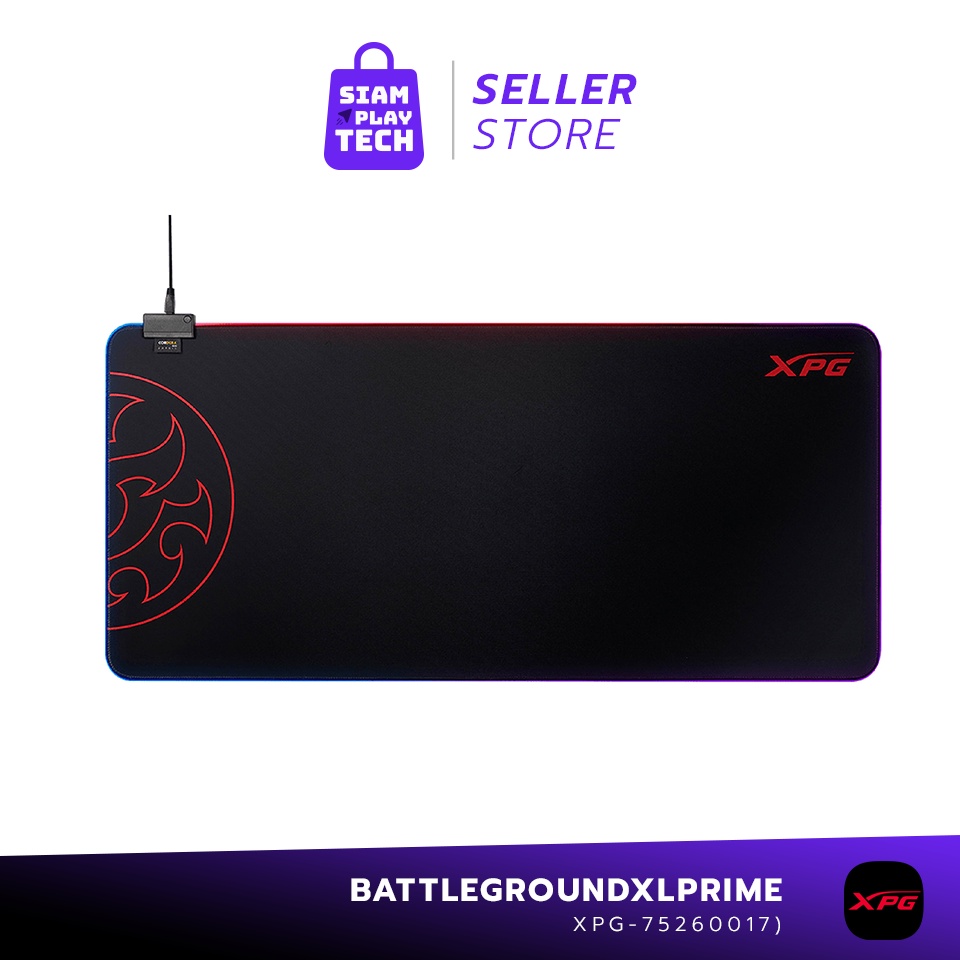 XPG BATTLEGROUND XL PRIME Gaming Mouse Pad แผ่นรองเมาส์เกมมิ่งพร้อมไฟ RGB