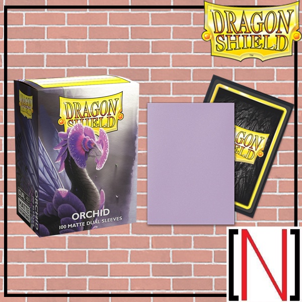 [Sleeve][ซองใส่การ์ด] DragonShield - Matte Dual Orchid 100ใบ [MTG][Pokemon][Dragon shield]