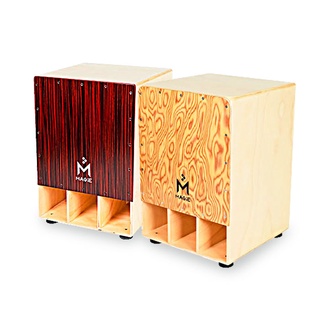 Magie Double Bass Cajon Drum รุ่น DB 4 กลองคาฮอง เสียงเบส มากี เครื่องดนตรี เครื่องเคาะจังหวะ กลองพกพา อคูสติก