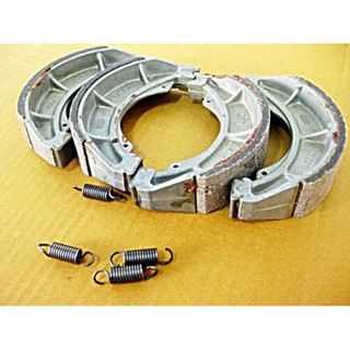 SUZUKI TS90 TS100 TS125 TS185 TC100 TC125 BRAKE SHOE (2 SET) // คันขาเบรก ผ้าเบรก (2 เซ็ท) สินค้าคุณภาพดี