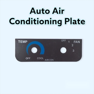 แผ่นป้าย แผงหน้าปัดแอร์ Auto Airconditioning Plate