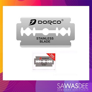 Dorco staneless blade ใบมีดโกน สแตนเลส แท้ 100% ดอร์โก แต่งผม แต่งขน หนวด คิ้ว กันคิ้ว ใบมีดกันคิ้ว มีดตัดผม ราคาพิเศษ