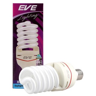EVE หลอดประหยัดไฟ รุ่นเอ็กไฟล์25วัตต์ เดย์ไลท์ E27 แพ็ค 6 หลอด