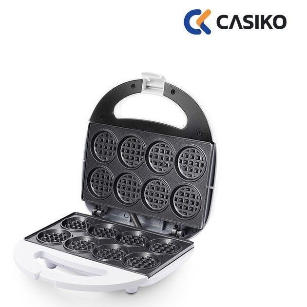 CASIKO คาซิโก้ เครื่องทำวาฟเฟิลมินิ 8 ชิ้น รุ่น CK 5005 (พร้อมสูตร)