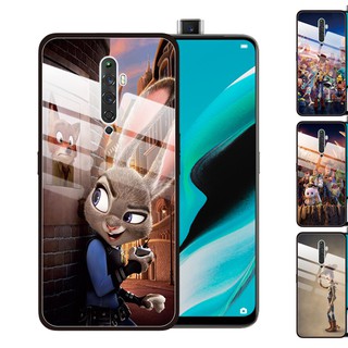 OPPO Reno 5 Pro 3 4 4G 10X Zoom Reno2 Z F F11 Pro F9 F7 กรณีโทรศัพท์กระจก ปกโทรศัพท์ Phone Cases Woody Buzz Toy Story Tempered Glass Cover Anti-Scratch