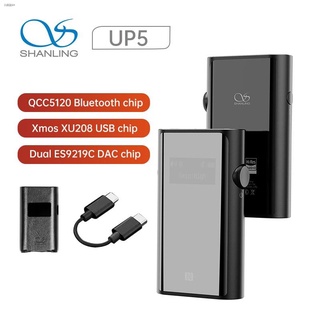 Shanling UP5 Dual ES9212C Balanced Bluetooth Decoding Headphone Amplifier USB DAC to 384K/ DSD256 3.5/ 2.5/4.4mm Headpho