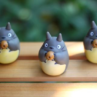 Nibariki ของแท้จำนวนมาก Hayao Miyazaki เจี๊ยบ Totoro figurine เด็กอาบน้ำในการเล่นน้ำ  น้ำของเล่นสเปรย์