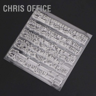 Chris office Transparent Clear Rubber Stamp DIY Diary Scrapbooking Card Craft Photo Album Decor